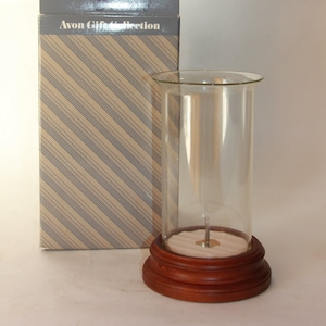 Vtg Avon Gift Collection Convertible Hurricane Lamp New Old Stock Fairy light - Vintage Fairy Lamp - Hurricane lamp Candle gift for her