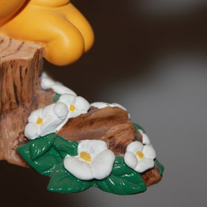 Vtg Disney Mickey Mouse And Pluto Figurine Figure Disney Collectible - Mickey and Pluto on Tree stump - Mickey mouse Collectible knick knack image 10