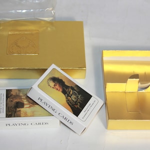 vtg David Westnedge Playing Cards 2 deck London -Nelson F.H Fuger H.M.S Victory  - Small Knick Knack gift - Playing cards poker gift for her
