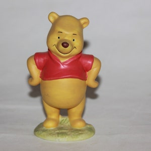 Vtg  Pooh and Friends Figure 4&quot; Winnie the Pooh Ceramic Figurine - Disney gift-  Vtg Winnie the Pooh nursery decor - Pooh knick knack Gift