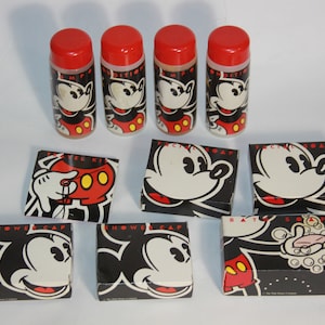 Lot Vtg Walt Disney Resorts Mickey Mouse Club 1955 Soap Cap Shampoo Conditioner Travel kit - Vtg Disney - Mickey Mouse Collectible gift Deco
