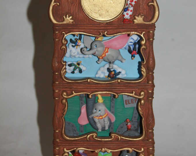 Very RARE Disney Classics Magic Moments in Time Dumbo Clock Etsy