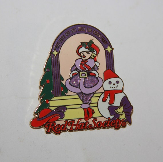 RED HAT SOCIETY Collectible Lapel Pin Red Hats Ar… - image 2