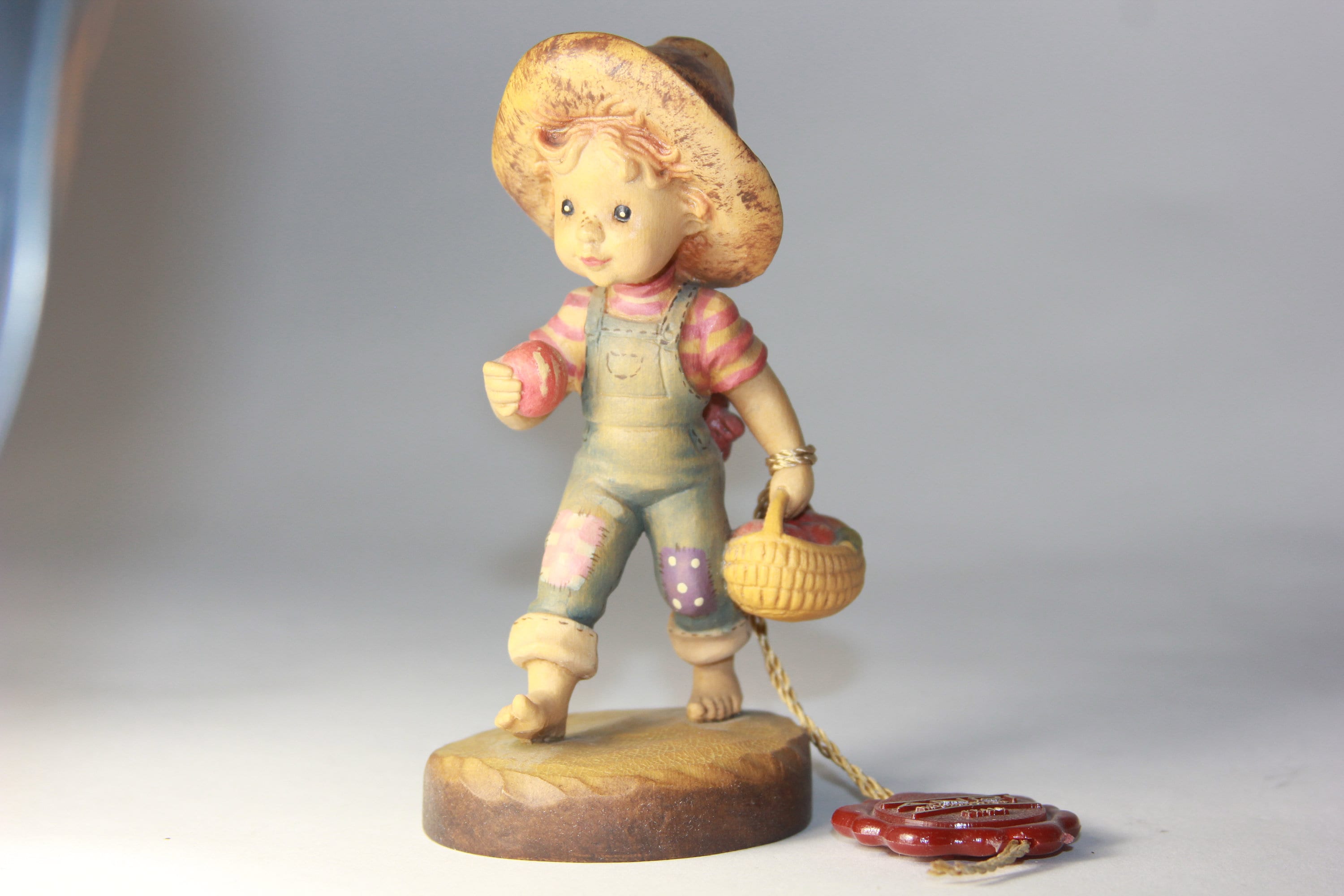 木製　置物　ANRI 4/400 Sarah Kay 木製 置物 ANRI 4/400 Sarah Kay Anri Sarah Kay - Etsy