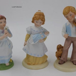 Vintage Avon Porcelain figure &quot;Little girl blue&quot; &quot;A Mothers Love&quot; &quot;Best Friends&quot;
