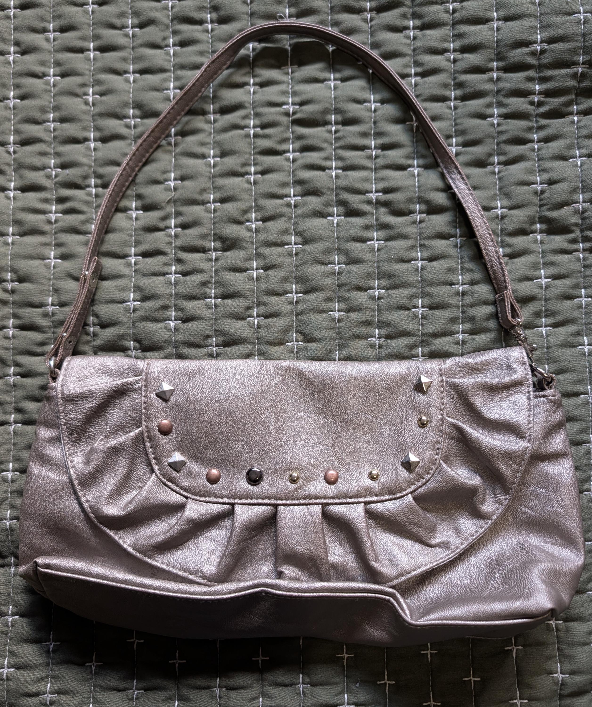 00s Leather Shoulder Bag - Etsy