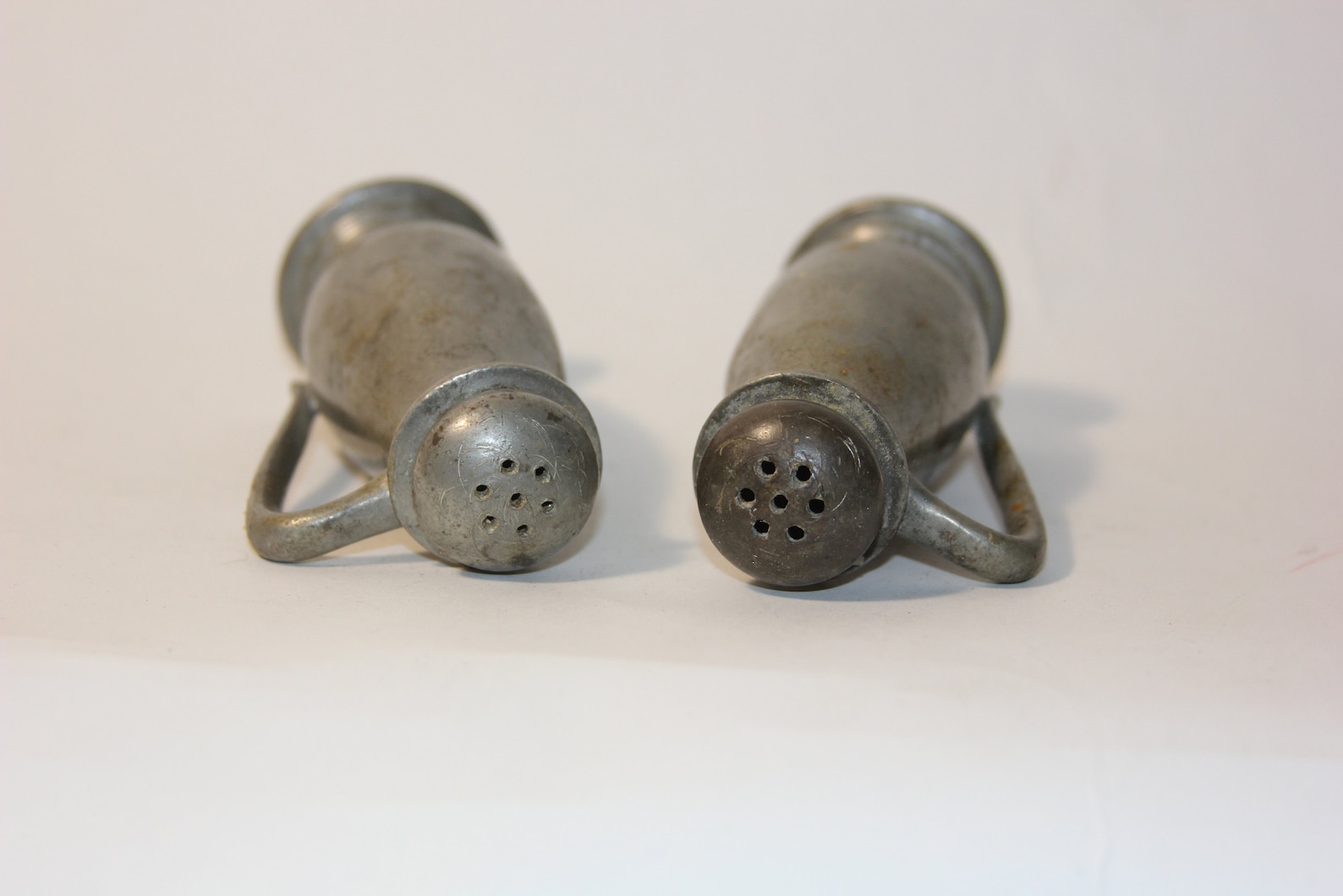 Vintage MAYFLOWER Pewter Salt Pepper Shaker Pair Set 3237 Etsy