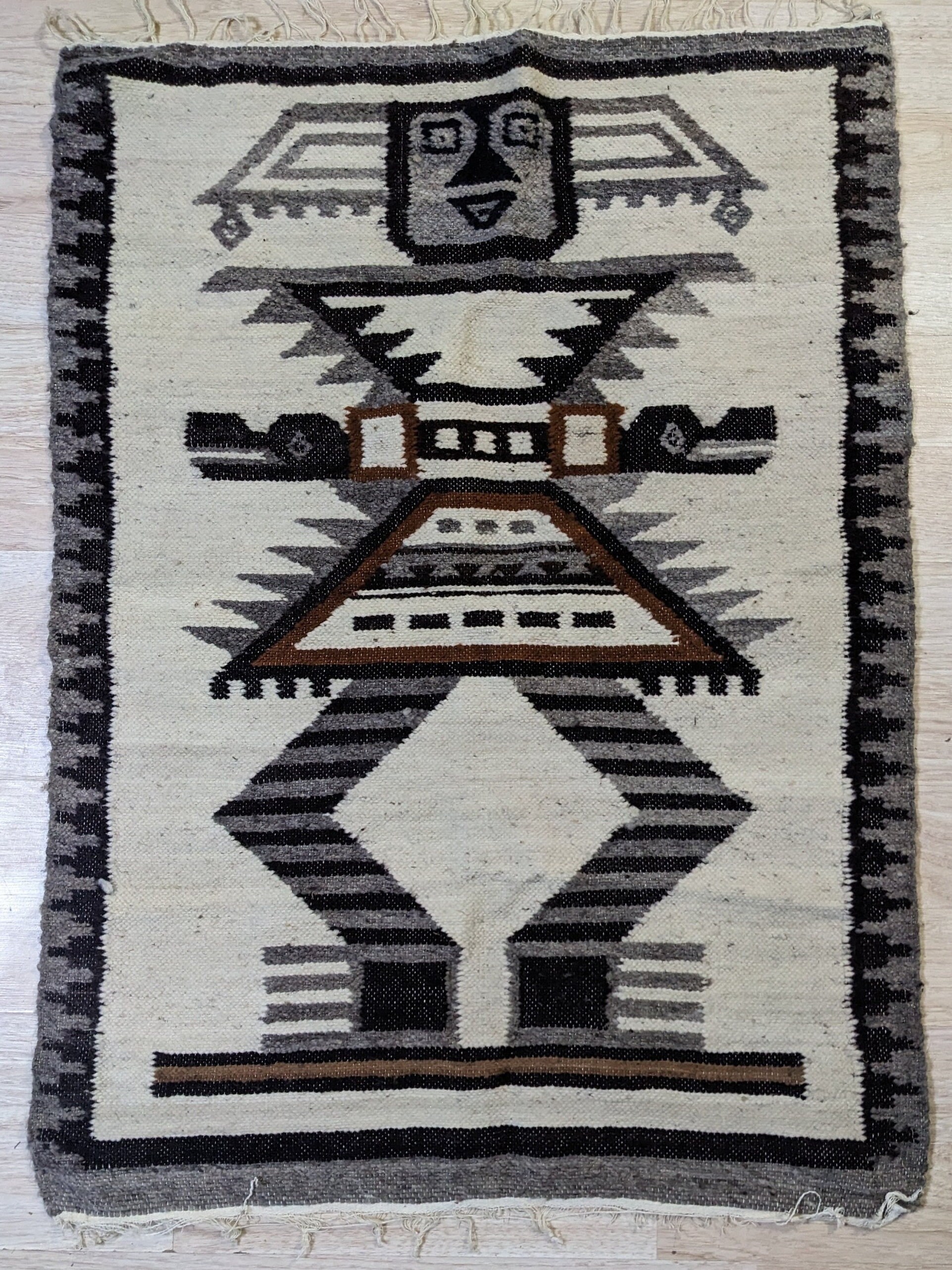 Antique native american tapestry wall hanging hotsell