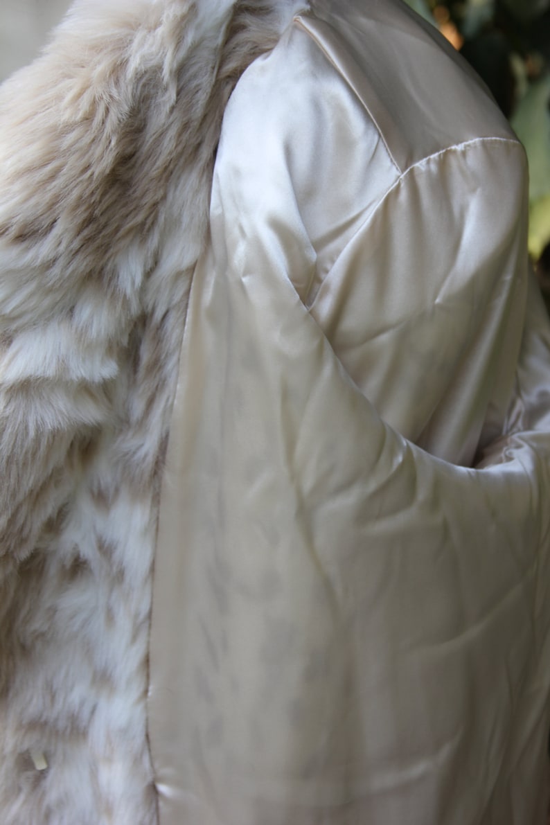 Dennis Basso Snow Leopard Faux Fur Womens Coat Long Lined - Etsy