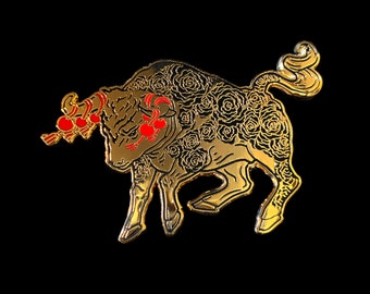 Year of the Bull Enamel Pin