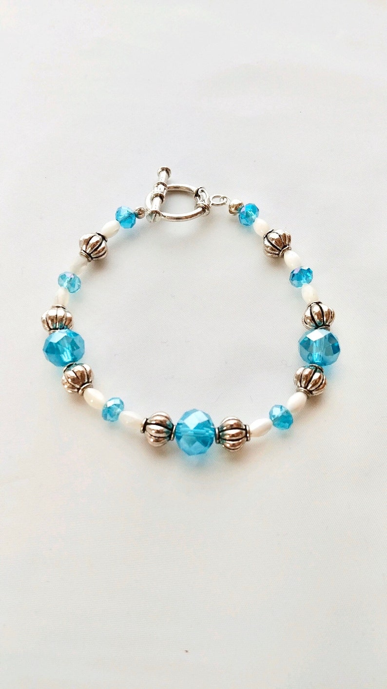 Crystal Blue Bracelet