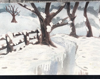 Winter Scene ~ Original Painting