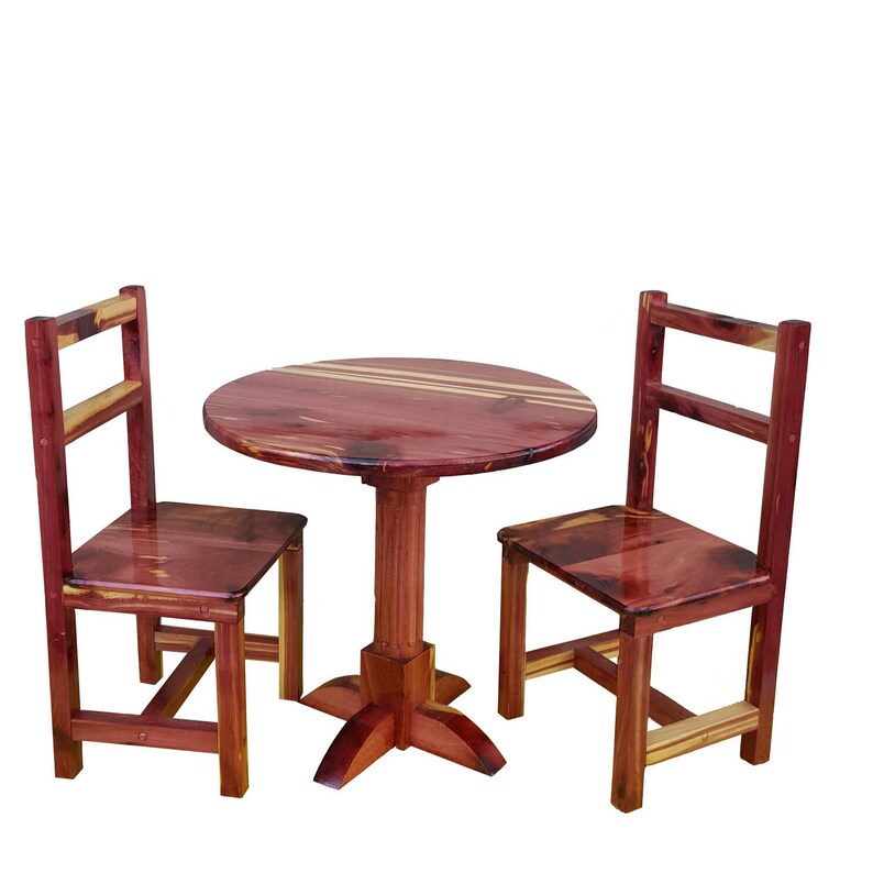 dolls table and chairs set