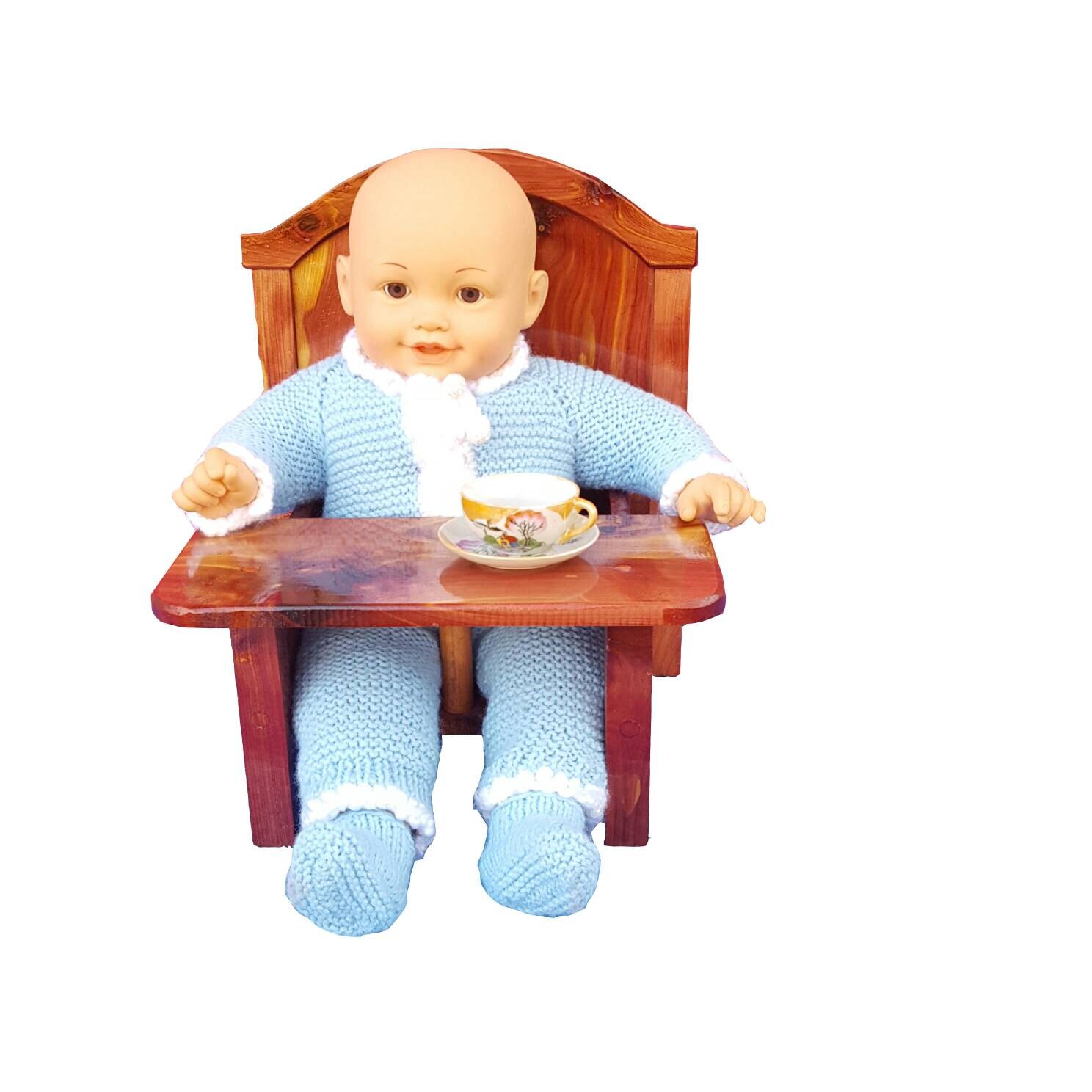 High Chair for Dolls Dolls Furniture Furniture for Dolls Etsy