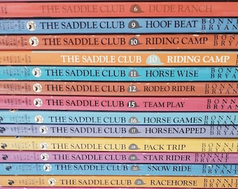 REDUCED Very Good Condition! You Choose - Saddle Club Horse Series Chapter Books 1990's Teen Fiction, Vintage - Multiple Cover Styles