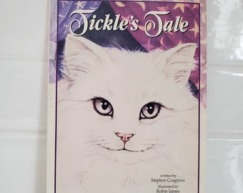 Bookmark Intact! Tickle&#39;s Tale by Stephen Cosgrove, Illustrated by Robin James, Vintage 1990&#39;s Serendipity Series Childrens Books