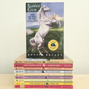 Saddle Club Books by Bonnie Bryant | Vintage 1990s Horse Chapter Books | Pick Your Title | You Choose | Teen Fiction