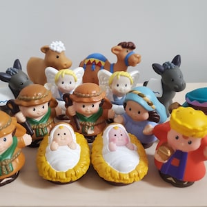 YOU CHOOSE Little People Nativity Replacements, Baby Jesus, Joseph, Mary, Wisemen, Shepherd, Angel, Camel, Donkey, February Lot