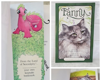 With Bookmark! Rare find - Fanny, a Serendipity Book by Stephen Cosgrove and Robin James 1987, Popular children&#39;s book Bookmark intact