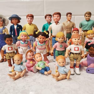 You Choose - Fisher Price Playskool Loving Family Doll Lot. Nursery, Dad, Baby, Twins, Toddler, Grandma, Ballerina May Lot