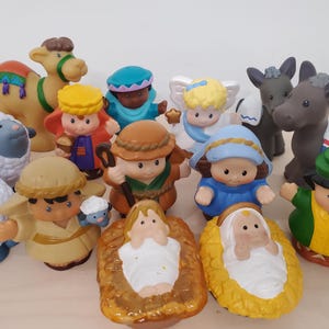 YOU CHOOSE Little People Nativity Replacements, Baby Jesus, Joseph, Mary, Wisemen, Shepherd, Angel, Camel, Donkey, Rare, New Lot