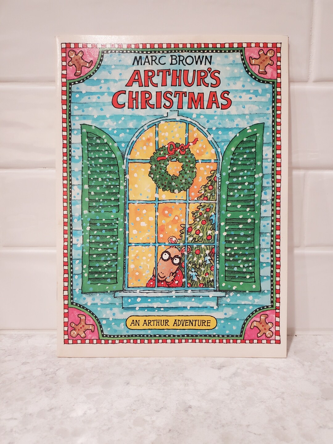 1989 Arthur's Christmas by Marc Brown, Softcover Childrens Popular Character Classic, Holiday