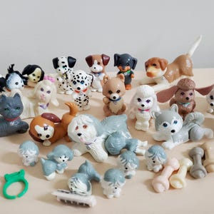 YOU CHOOSE Littlest Pet Shop LPS Kenner 90s, Collie, Sheepdog, Puppies, Puppy, Rottweiler, Shih Tzu, Husky, St Bernard, Poodle, April Dogs