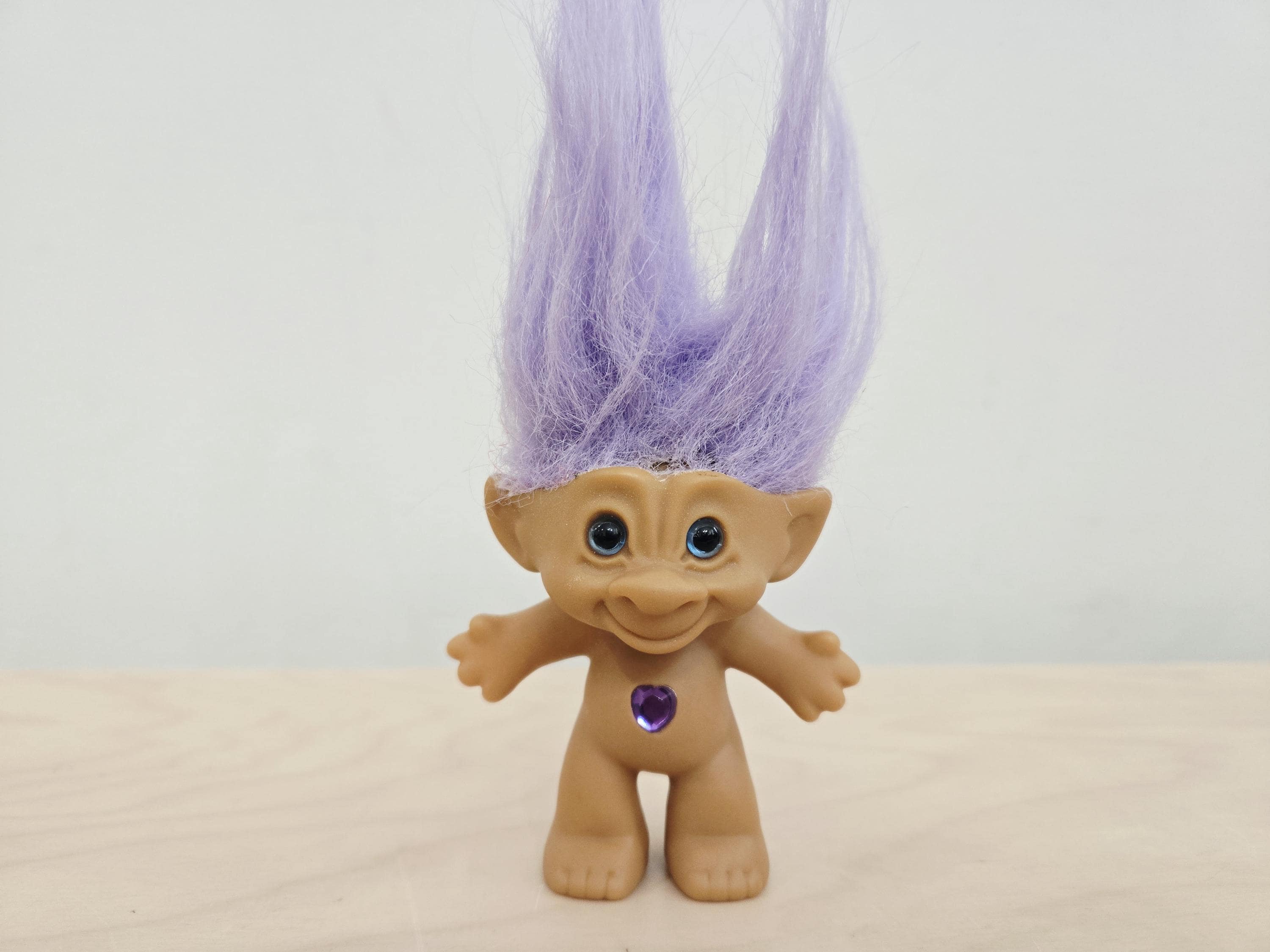 Vintage Treasure Trolls, Wish Stone Gem Belly, Troll Dolls