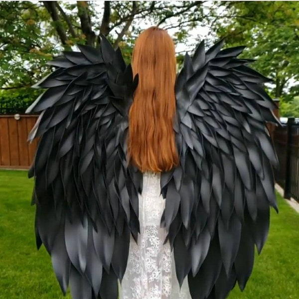 Black male/female  wings