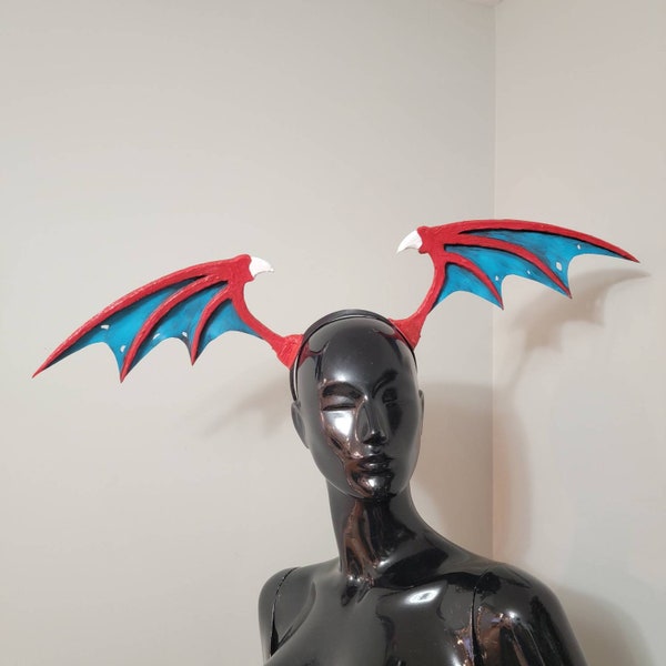 lilith from darkstalkers Headpiece /commission wings/cosplay