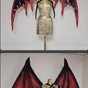 Bat wings with cuts 3 ft