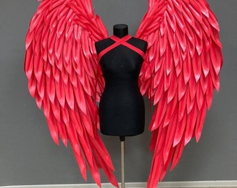 Red Angels wings