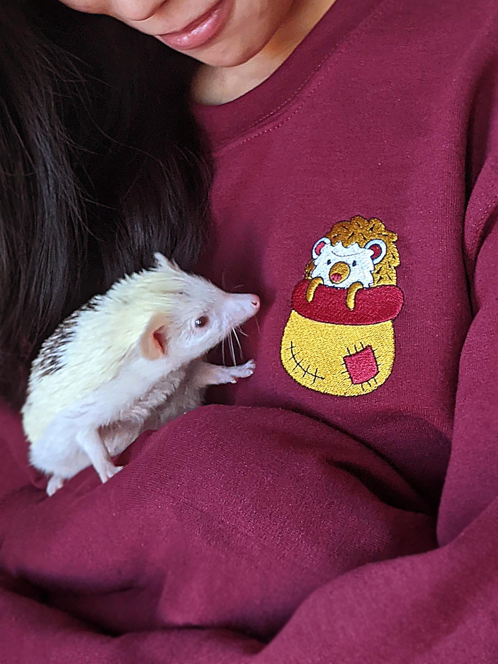 Hedgehog sweatshirt Clearance