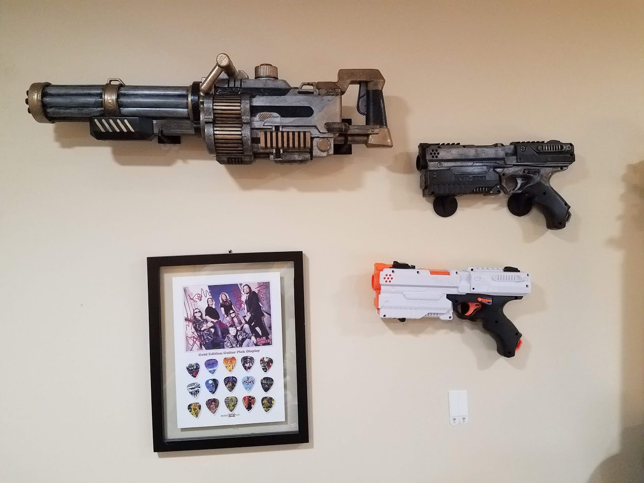 Nerf gun sale wall rack