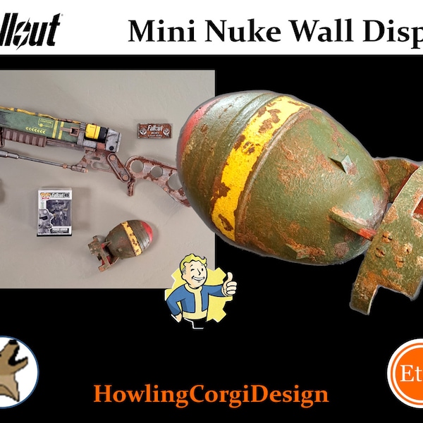 Fallout Mini Nuke Wall Display