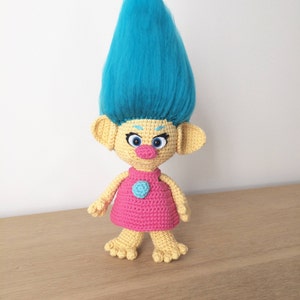 Smidge - Trolls Amigurumi Crochet Pattern