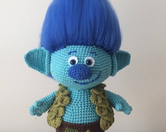 Branch - Trolls Amigurumi Crochet Pattern