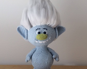 Guy Diamond Trolls Amigurumi Crochet Pattern