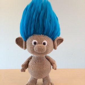 Classic Troll Amigurumi Crochet Pattern