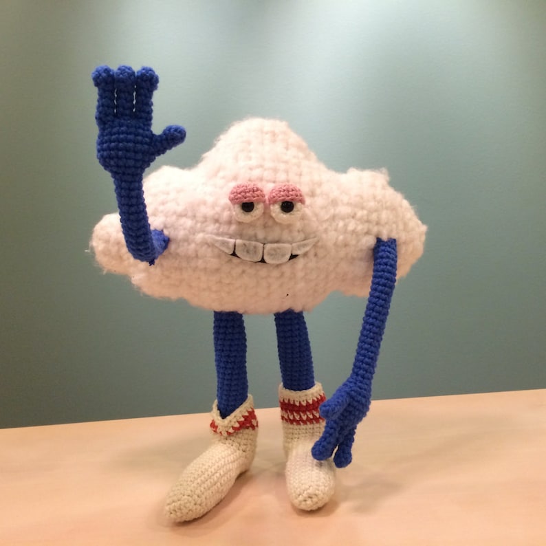 Cloud Guy Trolls Amigurumi Crochet Pattern image 1