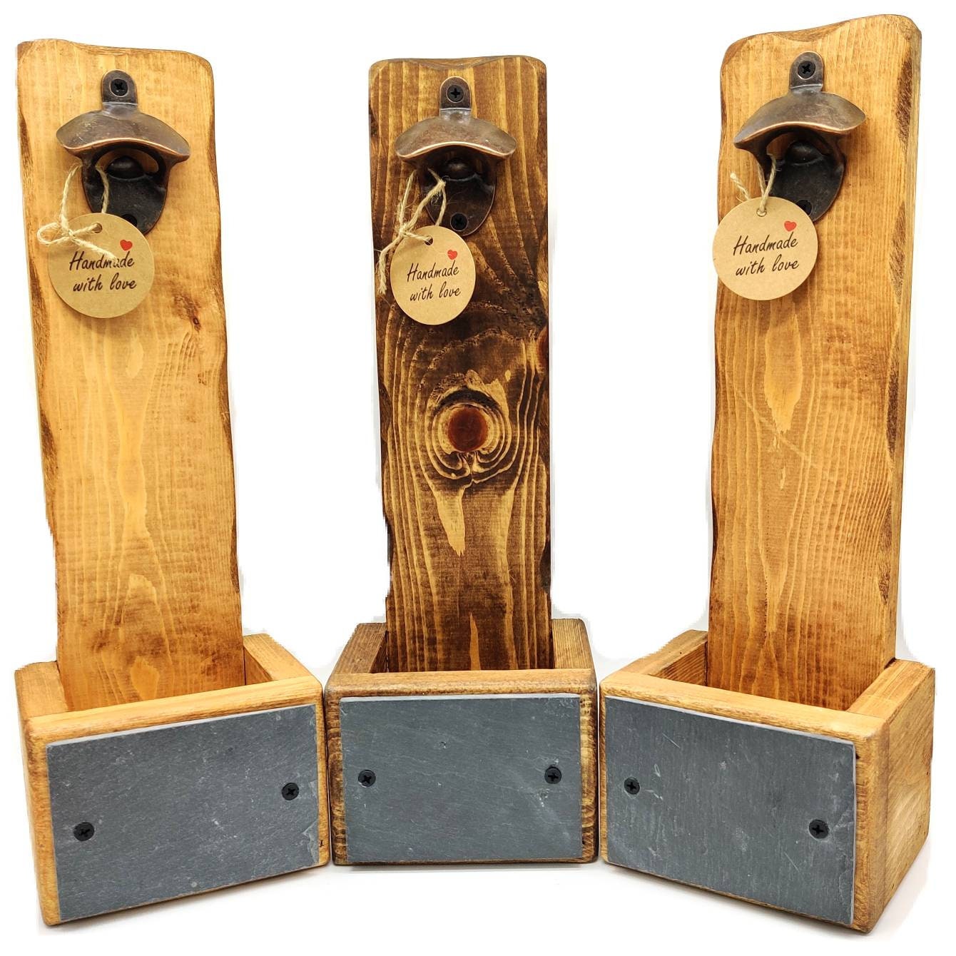 Ouvre-Bouteille de Bière Cadeau Unique Fait à La Main et Personnalisé Pour Mari, Cadeau Mariage ou A