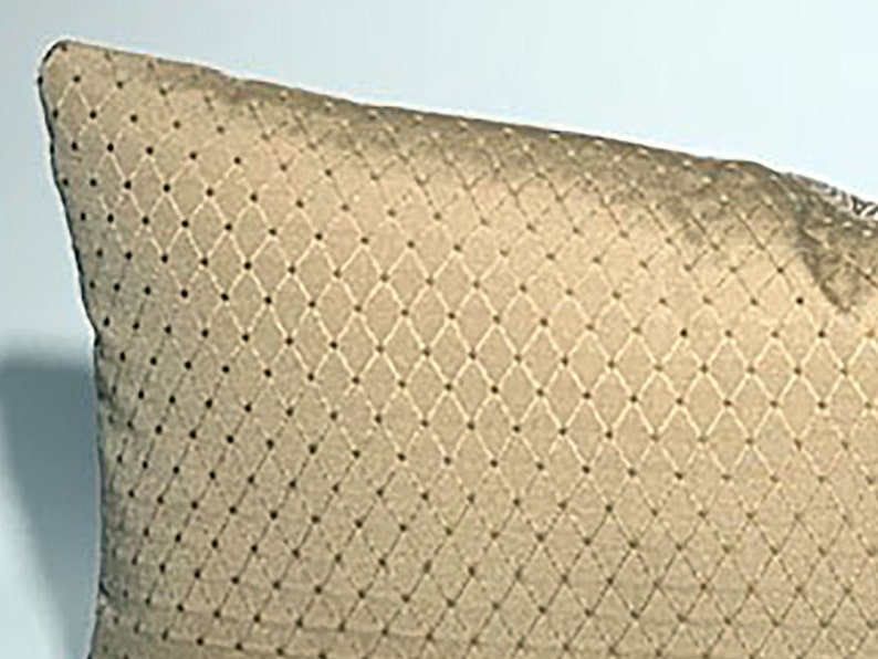 13x 21.5 Scalamandr\u00e9 silk backing includes downfeather insert LumbarBolster Pillow from design house Clarence House/'s jacquard