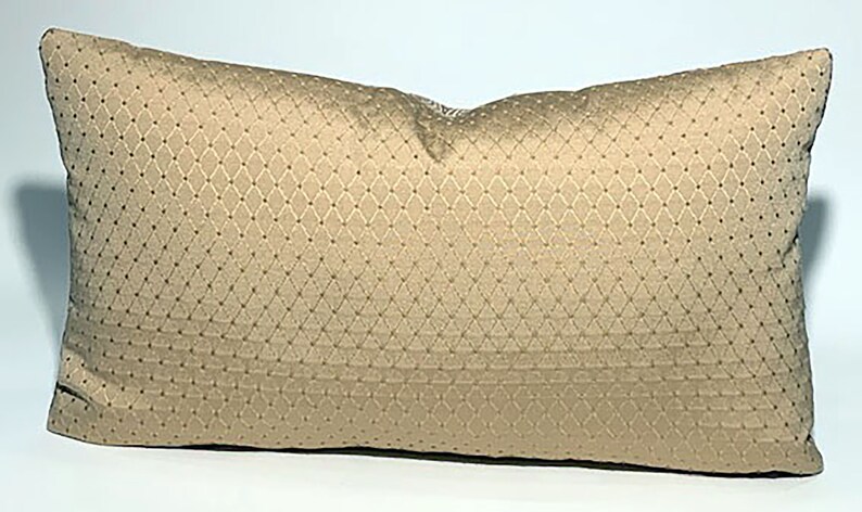 13x 21.5 Scalamandr\u00e9 silk backing includes downfeather insert LumbarBolster Pillow from design house Clarence House/'s jacquard