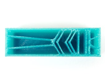 chevron 1 segment resin casting slimline pen blank mold etsy