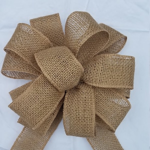 Rustic Burlap Bows ~ available in natural or ivory