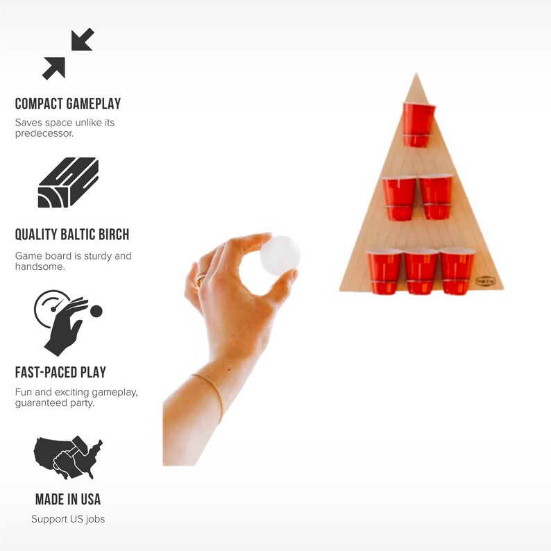 Beer Pong Party Games Wall Beer Pong 21 Games Party Etsy