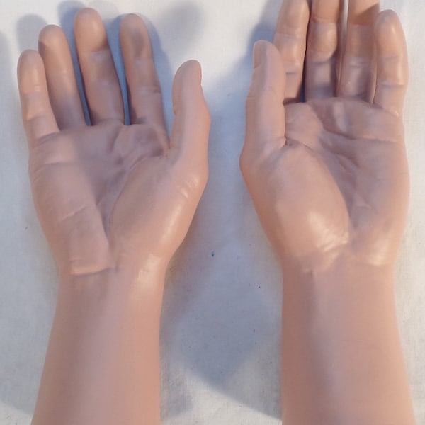 REALISTIC Lifelike Pair Male Hands Male for Mannequin