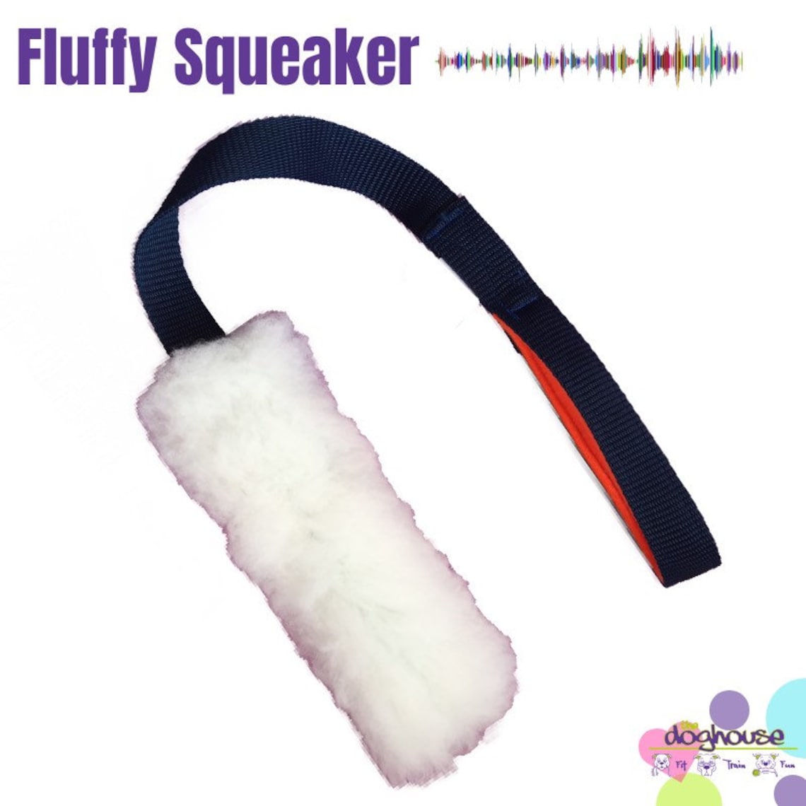 Fluffy Squeaker Tug Dog Toy Dog Squeaker Toys Dog Etsy UK