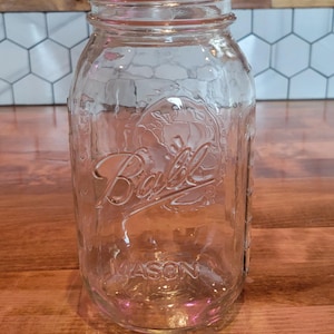BALL 本物の彫刻入り 24オンス メイソンガラスジャー エンボス加工フルーツデザイン付き モールド3 60個