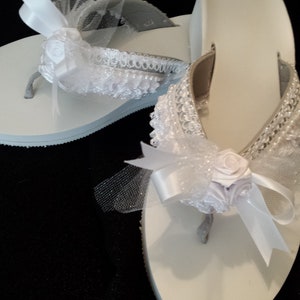 Wedding flip flops, wedding shoes, beach wedding shoes, casual wedding shoes